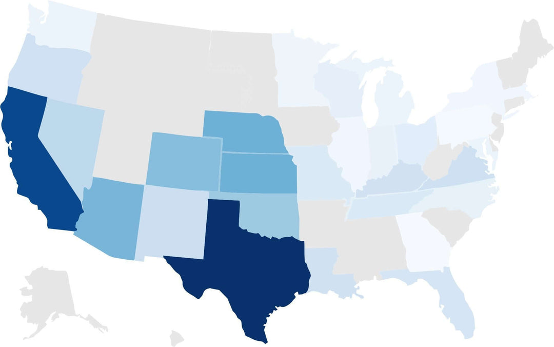 Data of interest in stand to pee packers in the US